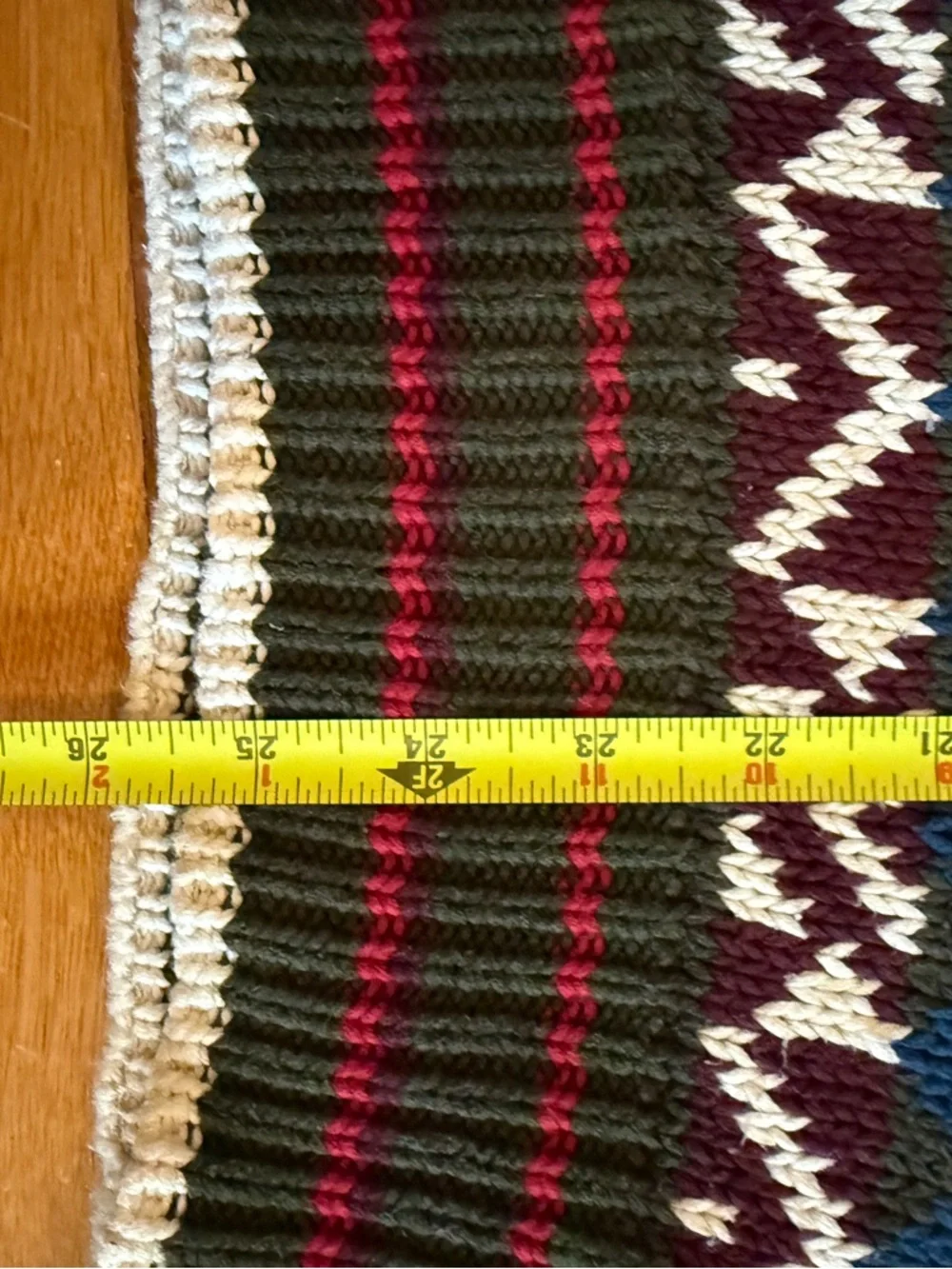 Gant Men's Fair Isle Sweater in Burgundy, Navy, Cream, and Olive - Picture 5 of 9